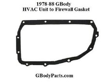 1978-88 Hvac Ac Evaporator Heater Core Box To Firewall Weatherstrip Gasket Seal