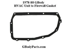 78-88 HVAC A/C Evaporator Heater Core Box to Firewall Weatherstrip Gasket Seal