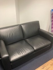 2 seater Next Pisa leather sofa