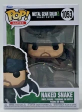 Funko Pop! Games Metal Gear Solid Naked Snake #1053 With Pop Protector