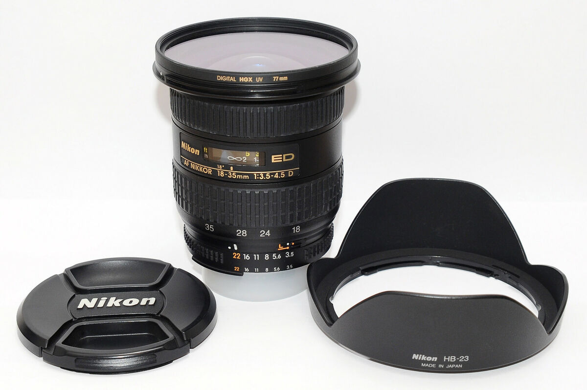NIKON 18-35mm f3.5-4.5 D ED IF AF NIKKOR FULL FRAME Lens HB NIKON 18-35mm f3.5-4.5 D ED IF AF NIKKOR FULL FRAME Lens HB