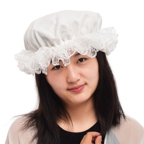 Victorian Mother White MOB Hat Cap 