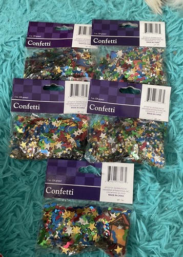 Five Packages Of Graduation Party Confetti - Picture 3 of 3