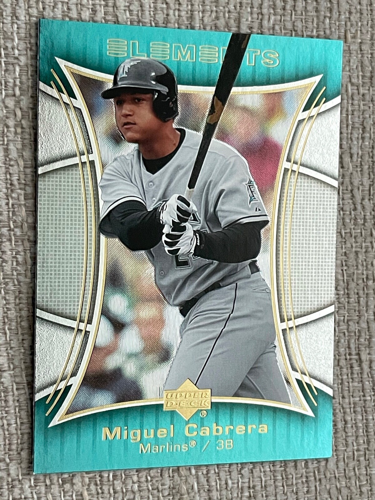 2007 UPPER DECK ELEMENTS BASEBALL MIGUEL CABRERA LTFX CARD No.59 Marlins
