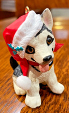 Hallmark 1999 Puppy Love Shepard Christmas Ornament 9th in Puppy Love Series