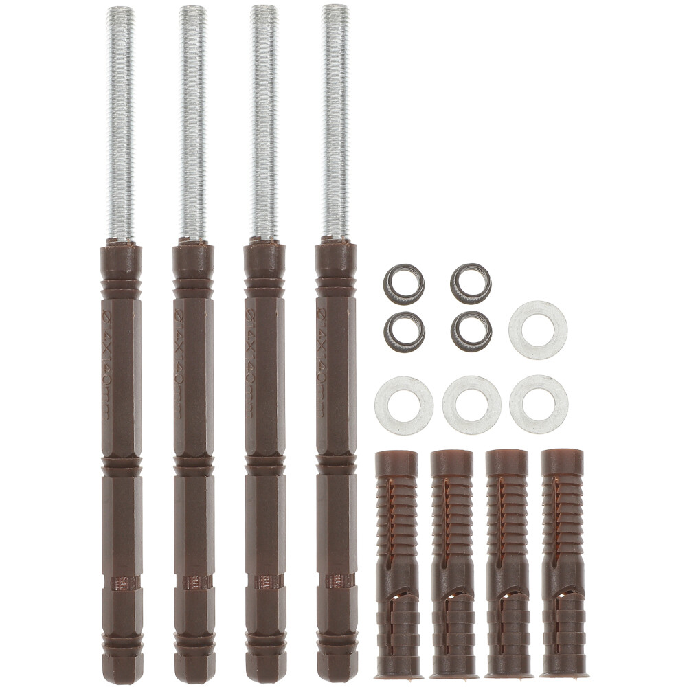 4-Pack Collapsible Wall Shelf Brackets - Sturdy & Space-Saving Storage Solution