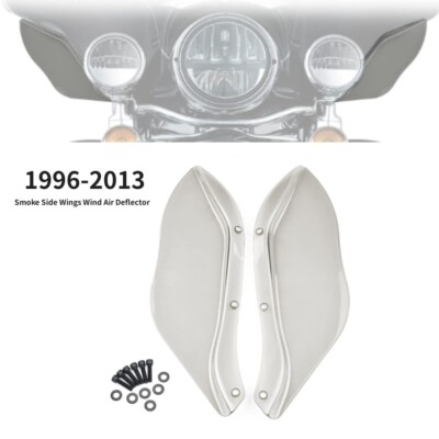 ディスイズザウェイ Adjustable Smoke Windshield Side Wing Fairing For Harley Touring