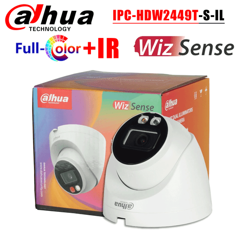 alhua Smart Dual Light WizSense IPC-HDW2449TP-S-IL 4MP IP Camera IR Full Color