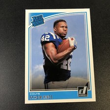 Nyheim Hines 327 2018 Donruss Rated Rookie RC - Indianapolis Colts