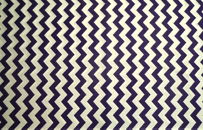 Fabric Chevron Dark Purple and White 11.8 Yard Piece X WOF