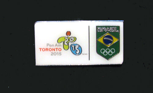 TORONTO 2015 Pan Am Olympic Games LIMITED Brazil new delegation team bar pin - Foto 1 di 1