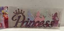Disney EK Success Scrapbooking Stickers WORDS PRINCESS Cinderella Belle Crown