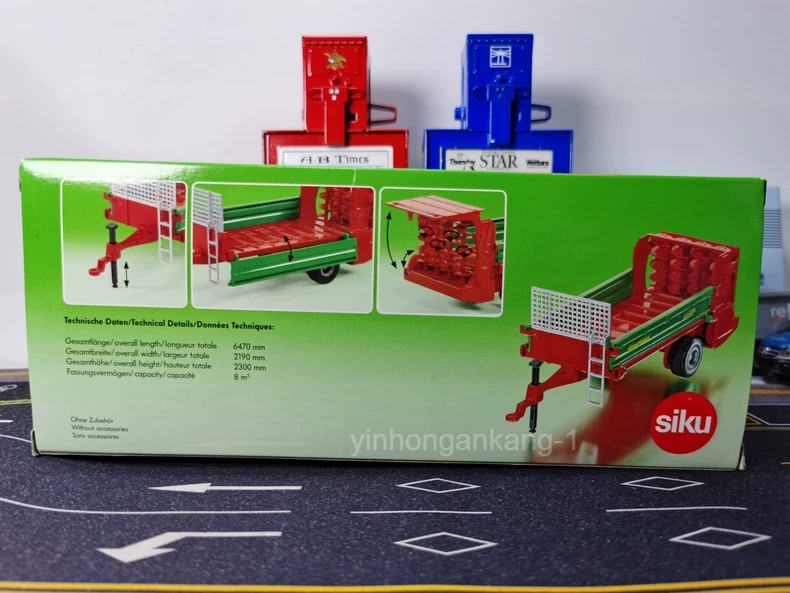 Siku 1:32 Automatic Fertilizer Vehicle 2895 Alloy Model Toy - Image 4 of 4