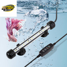 4W 7.5Inch Submersible Aquarium Light Underwater Fish Tank Light LED Aquarium Li