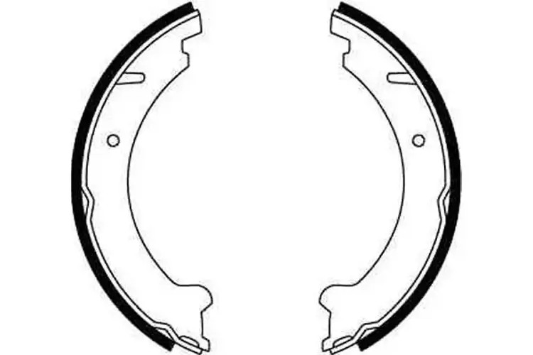 Brake Shoe Set, parking brake GS8599 TRW for VOLVO 850 850 Estate S70 V70