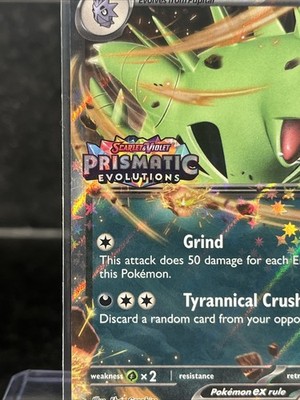 Tyranitar ex 064/131 Stamped Promo Prismatic Evolutions Pokemon NM