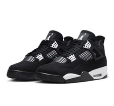 Jordan 4 Retro "White Thunder" Men's Mid Top Basketball Shoes