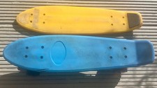 Monopatín y tabla vintage retro años 70 poliprop de la vieja escuela años 70 usado lote de trabajo