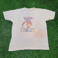 Vintage 1984 X-Men Wolverine Marvel T-Shirt Mens Medium Single-Stitch USA