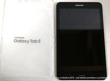 SAMSUNG GALAXY TAB E 8.0 TABLET Model SM-T377A Excellent Condition 