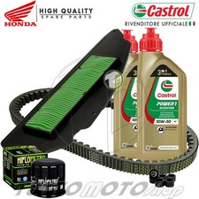 Tagliando HONDA SH 300 / ABS 2006-2019 Kit Olio Castrol + Filtri Rulli Cinghia