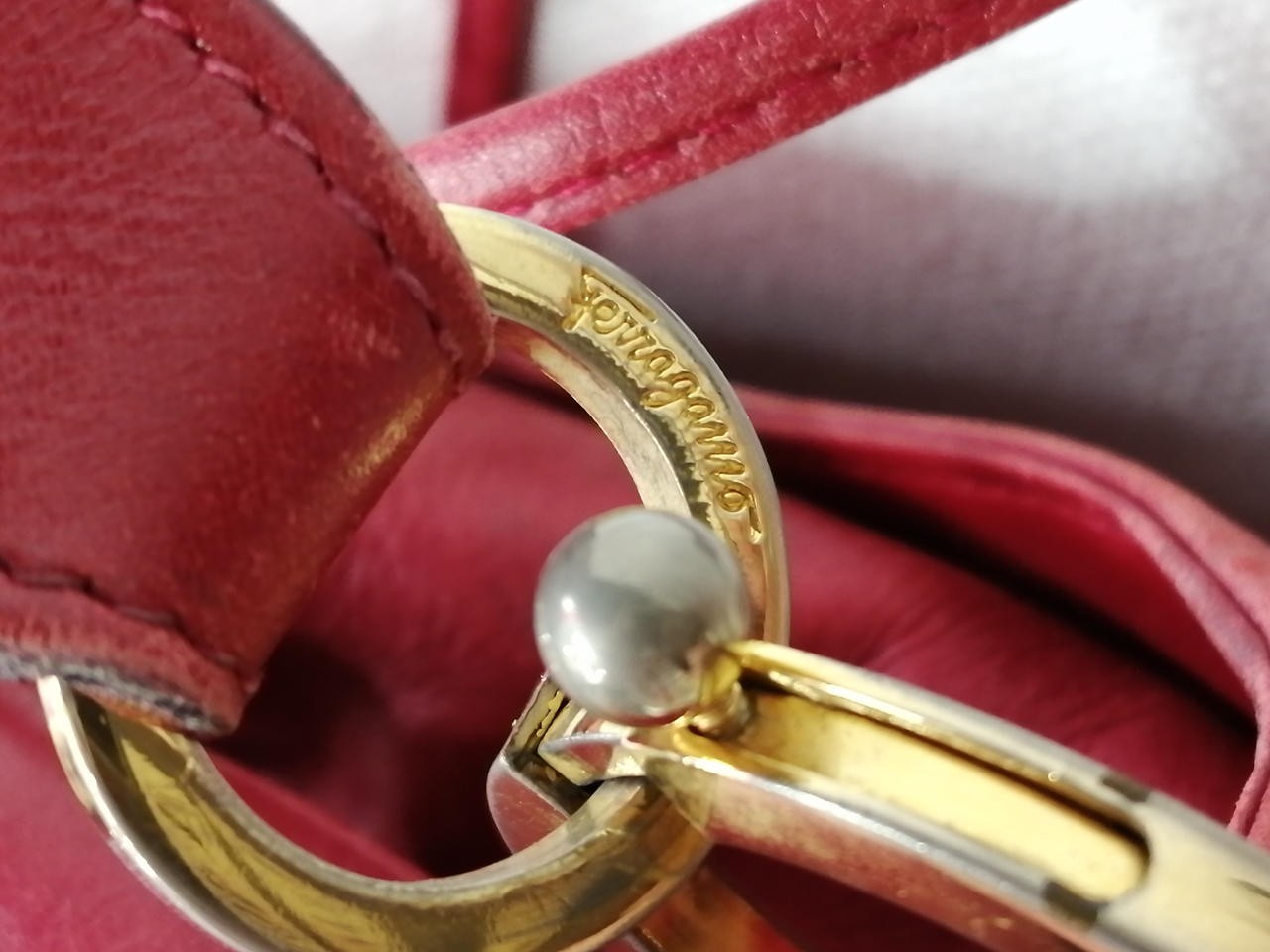 Drawstring Bag Model RED Sure Stain Salvatore Fer… - image 10