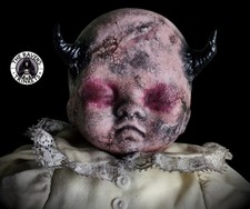Gruselige Dämon Horror Puppe OOAK | Gruselige Deko | Goth Halloween Requisite