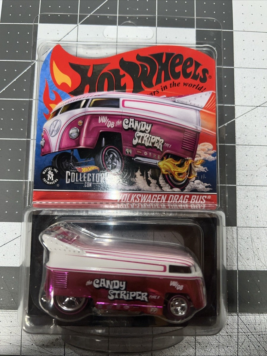 ホットウィール Volkswagen DragBus Candy Striper Hot Wheels RLC Exclusive Volkswagen Drag Bus - Pink (GLH95