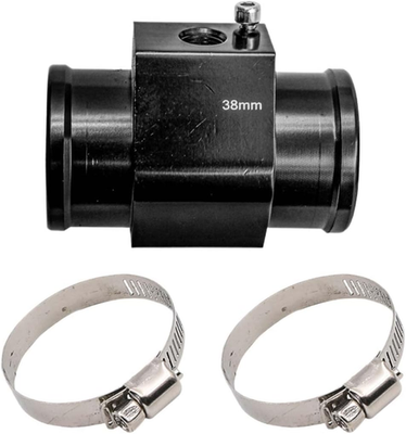 #ad 3PCS Auto Water Temp Joint Pipe Aluminum Sensor Gauge Radiator Hose Adapter Un $13.99