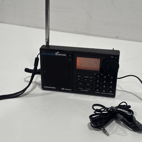 Grundig G6 Aviator Buzz Aldrin Edition Shortwave Radio AM FM SW SSB ...