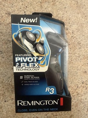 Remington R3 Electric Cordless Rechargeable Razor Power Flex 360 Trimmer NEW