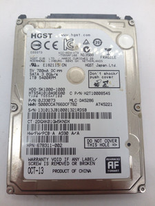 HGST *** HTS541010A9E680*** 1TB *** SATA HDD Notebook 2,5 Zoll #NFP1825