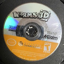 Worms 3D (Nintendo GameCube, 2004) Disc Only | Tested & Fully Functional
