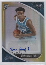 2020-21 Absolute Memorabilia Rookie Variations Level 1 Vernon Carey Jr Auto 12yh