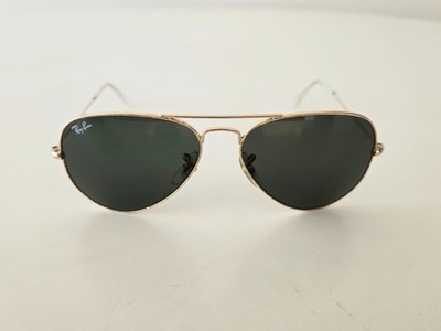 Ray-Ban Aviator Sonnenbrille | RB 3025 W3234 55 14 3N | Gold | schwarze Gläser