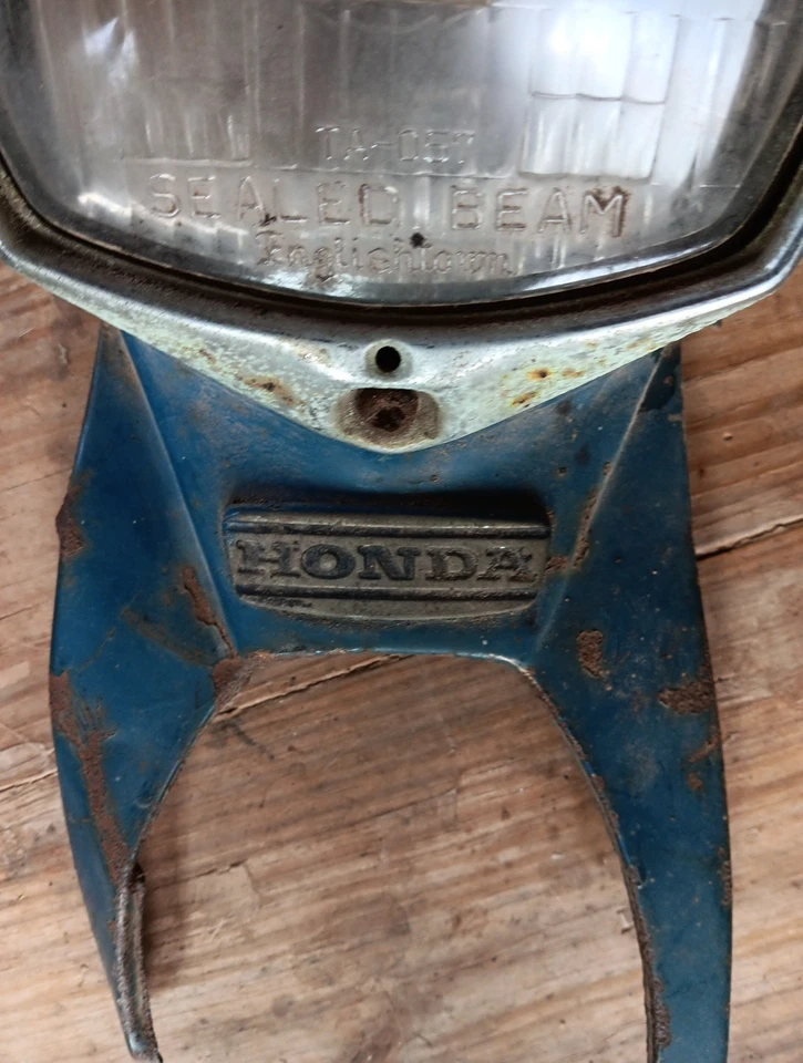 HONDA BENLY C95 MOTO NIPPON SEIKI VINTAGE VELOCÍMETRO MONTAJE FAROS Foto 2 de 4