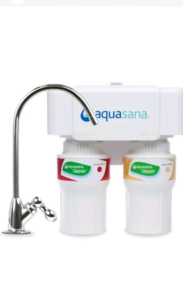 Aquasana Claryum 2-Stage Under Sink Water Filter System AQ-5200 Brushed Nickel - Image 2 of 4