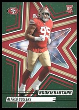 Alfred Collins Rookie RC 2025 Panini Rookies & Stars #102 Green 49ers
