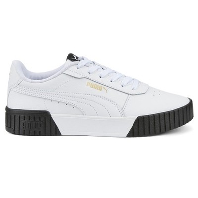 PUMA Carina 2.0 Lace Up  Womens White Sneakers Casual Shoes 38584904