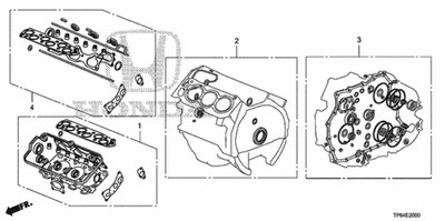 Genuine Honda Gasket Kit AT Transmission NEW OEM 06112-RBT-000