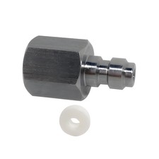 HMKUGO 8mm Quick-Disconnect Plug Adapter, Stainless Steel 1/8" 8mm, 1/8 NPT