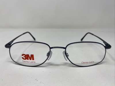 3M Eyewear DP830 Navy 55-19-145 Blue Metal Full Rim Eyeglasses Frame :B97