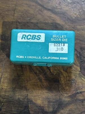 Lot (2) RCBS Bullet Sizer Die 82213 .310 Very Good
