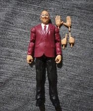 WWE Elite Monday Night War Complete Gorilla Monsoon Build a Figure Legends BAF