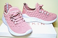 DANSKIN STUNT-G Girls Knit Lace Up Sneakers Color Pink Size 3 New in box