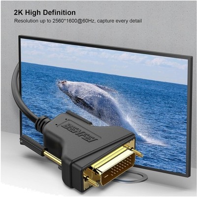 Dual Link DVI Cable 10ft - 2K@60Hz Video Editing