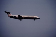 Dia G-AVMO BAC 1-11 Series 510ED British Airways 10.04.92 FRA 35mm ger OP-L10-55