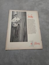 TBOOK47 MAGAZINWERBUNG 11X8" GIBSON GITARREN & VERSTÄRKER - TRINI LOPEZ