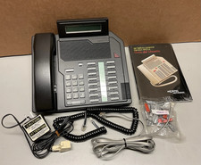 Nortel Meridian M5216 Business Phone Charcoal Black New In Box w/ Cords