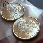 MORGAN SILVER DOLLAR COINS.  LOT OF 2  UNCIRCULATED  1889-P   LOT # 31